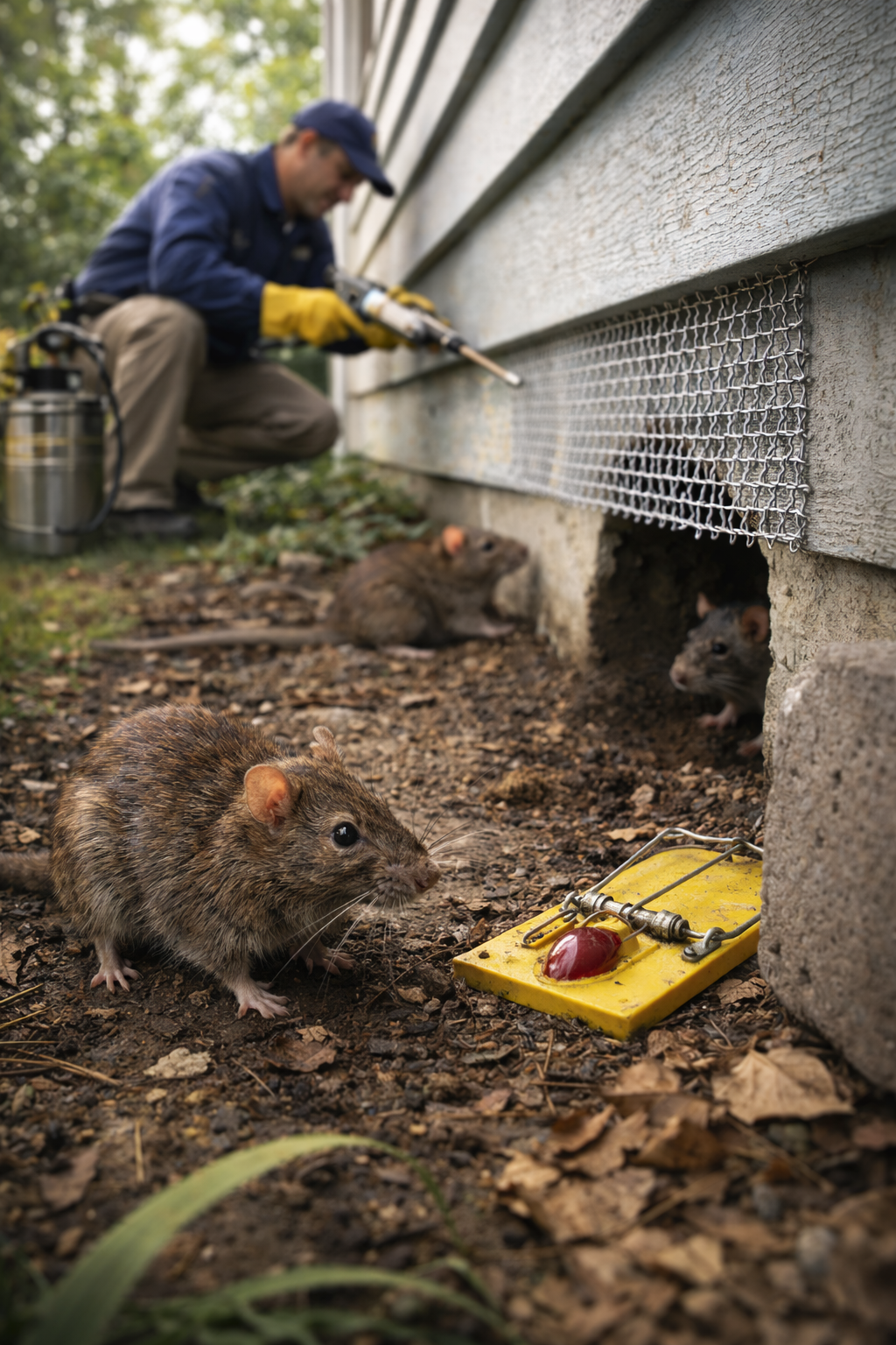 Rodent Control and Exclusion Service
